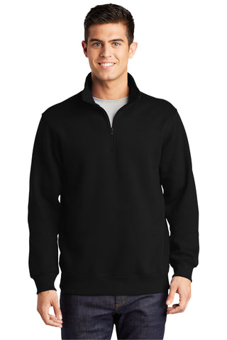 Sport-Tek Tall 1/4-Zip Sweatshirt (Black)