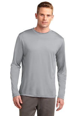 Sport-Tek Tall Long Sleeve PosiCharge Competitor Tee (Silver)