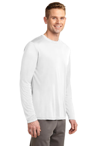 Sport-Tek Tall Long Sleeve PosiCharge Competitor Tee (White)