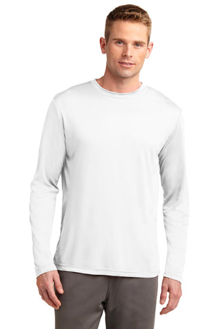 Sport-Tek Tall Long Sleeve PosiCharge Competitor Tee (White)