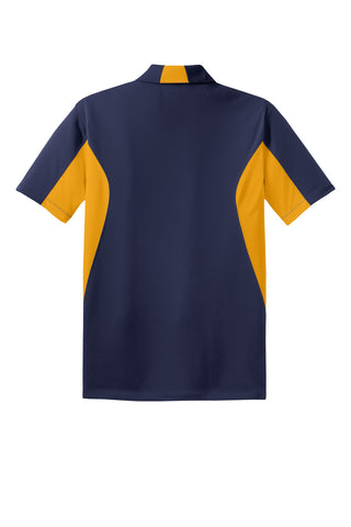 Sport-Tek Tall Side Blocked Micropique Sport-Wick Polo (True Navy/ Gold)