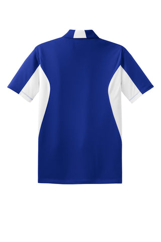 Sport-Tek Tall Side Blocked Micropique Sport-Wick Polo (True Royal/ White)