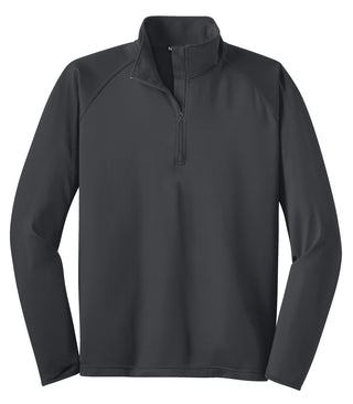 Sport-Tek Tall Sport-Wick Stretch 1/4-Zip Pullover (Charcoal Grey)