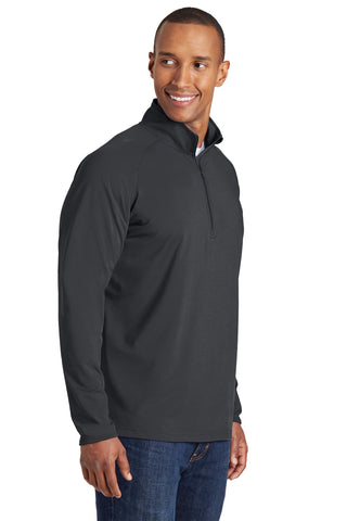 Sport-Tek Tall Sport-Wick Stretch 1/4-Zip Pullover (Charcoal Grey)