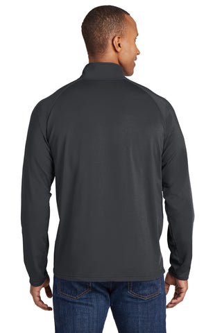 Sport-Tek Tall Sport-Wick Stretch 1/4-Zip Pullover (Charcoal Grey)