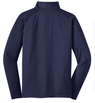 Sport-Tek Tall Sport-Wick Stretch 1/4-Zip Pullover (True Navy)