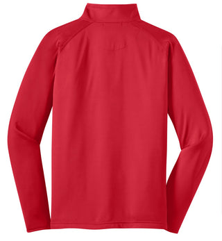 Sport-Tek Tall Sport-Wick Stretch 1/4-Zip Pullover (True Red)