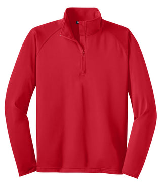 Sport-Tek Tall Sport-Wick Stretch 1/4-Zip Pullover (True Red)