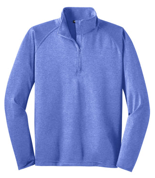 Sport-Tek Tall Sport-Wick Stretch 1/4-Zip Pullover (True Royal Heather)