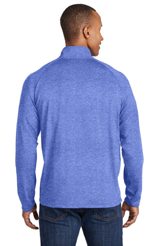 Sport-Tek Tall Sport-Wick Stretch 1/4-Zip Pullover (True Royal Heather)