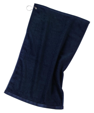 Port Authority Grommeted Golf Towel (Navy)