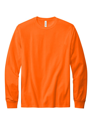 Volunteer Knitwear All-American Long Sleeve Tee (Safety Orange)