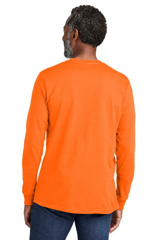 Volunteer Knitwear All-American Long Sleeve Tee (Safety Orange)