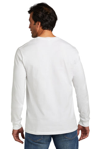 Volunteer Knitwear Chore Long Sleeve Tee (White)