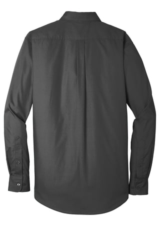 Port Authority Long Sleeve Carefree Poplin Shirt (Graphite)