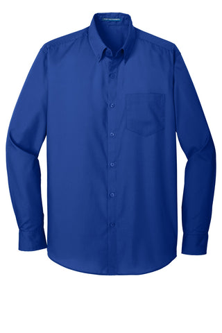 Port Authority Long Sleeve Carefree Poplin Shirt (True Royal)