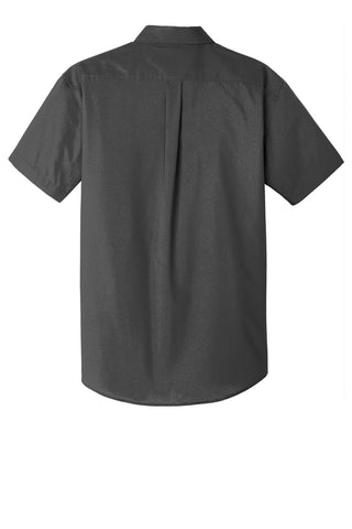 Port Authority Short Sleeve Carefree Poplin Shirt (Graphite)