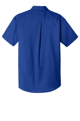 Port Authority Short Sleeve Carefree Poplin Shirt (True Royal)