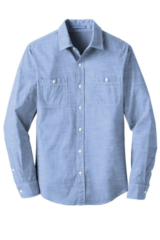 Port Authority Slub Chambray Shirt (Light Blue)