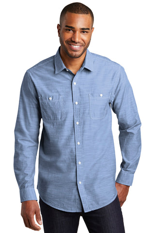 Port Authority Slub Chambray Shirt (Light Blue)