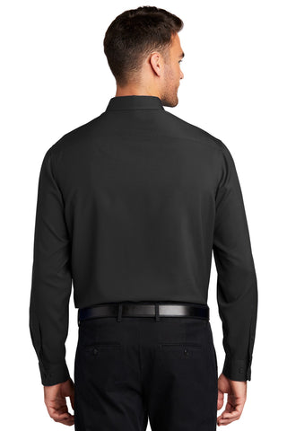 Port Authority Long Sleeve Performance Staff Shirt (Black)