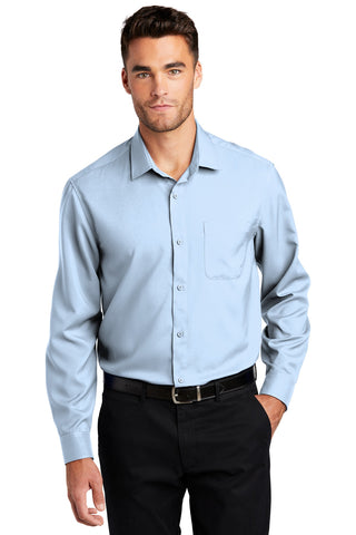 Port Authority Long Sleeve Performance Staff Shirt (Cloud Blue)