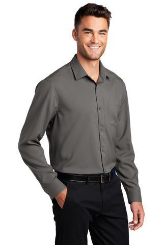 Port Authority Long Sleeve Performance Staff Shirt (Graphite)