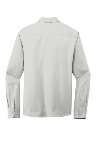 Port Authority Long Sleeve Performance Staff Shirt (Silver)