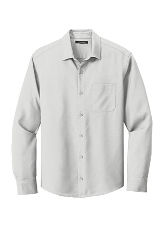 Port Authority Long Sleeve Performance Staff Shirt (Silver)