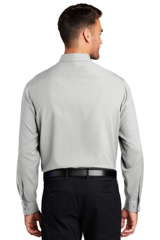 Port Authority Long Sleeve Performance Staff Shirt (Silver)