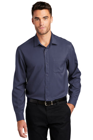 Port Authority Long Sleeve Performance Staff Shirt (True Navy)