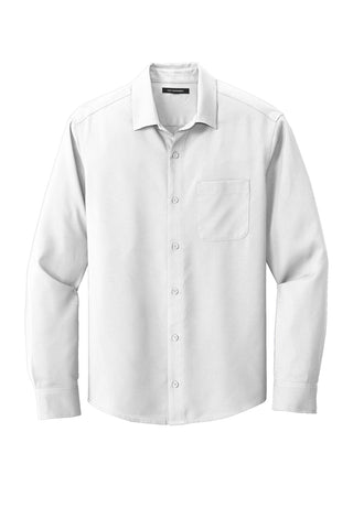 Port Authority Long Sleeve Performance Staff Shirt (White)