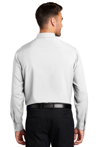 Port Authority Long Sleeve Performance Staff Shirt (White)