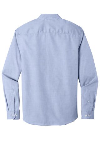 Port Authority Pincheck Easy Care Shirt (Blue Horizon/ White)