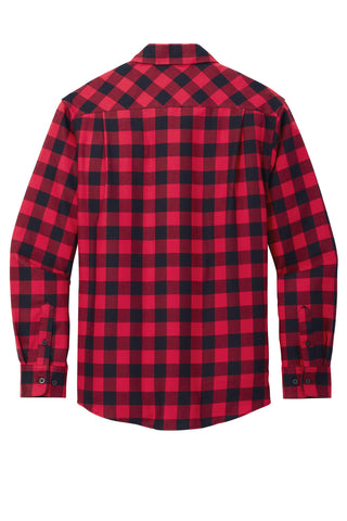 Port Authority Plaid Flannel Shirt (Red/ Black Buffalo Check)