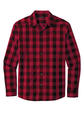 Port Authority Everyday Plaid Shirt (Rich Red)