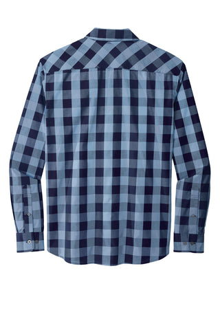 Port Authority Everyday Plaid Shirt (True Navy)