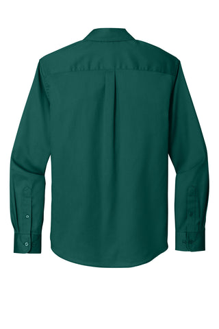 Port Authority Long Sleeve SuperPro React Twill Shirt (Marine Green)