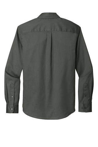 Port Authority Long Sleeve SuperPro React Twill Shirt (Storm Grey)