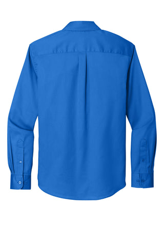 Port Authority Long Sleeve SuperPro React Twill Shirt (Strong Blue)