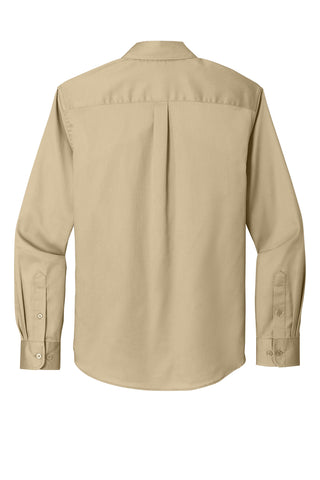 Port Authority Long Sleeve SuperPro React Twill Shirt (Wheat)