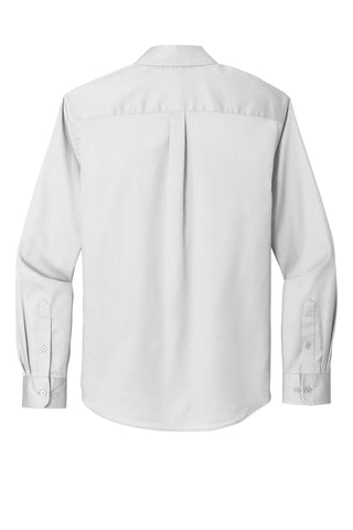 Port Authority Long Sleeve SuperPro React Twill Shirt (White)