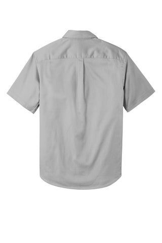 Port Authority Short Sleeve SuperPro React Twill Shirt (Gusty Grey)