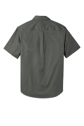 Port Authority Short Sleeve SuperPro React Twill Shirt (Storm Grey)