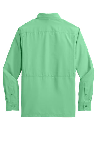 Port Authority Long Sleeve UV Daybreak Shirt (Bright Seafoam)