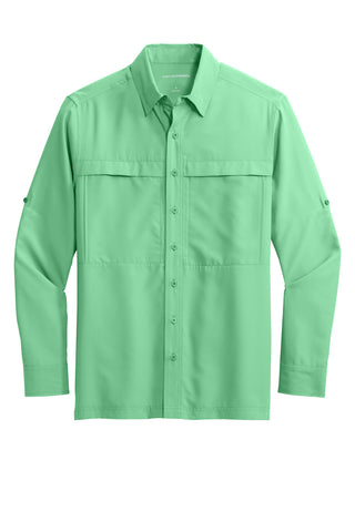 Port Authority Long Sleeve UV Daybreak Shirt (Bright Seafoam)