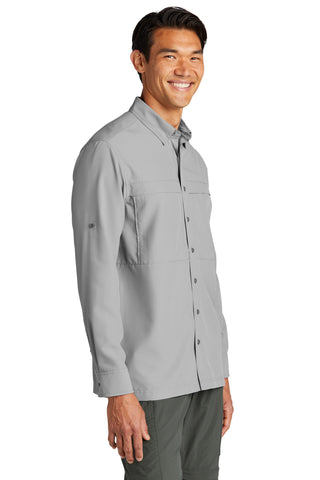 Port Authority Long Sleeve UV Daybreak Shirt (Gusty Grey)