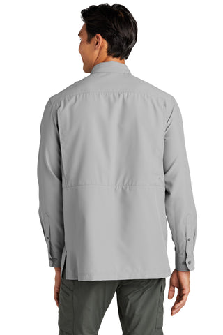 Port Authority Long Sleeve UV Daybreak Shirt (Gusty Grey)