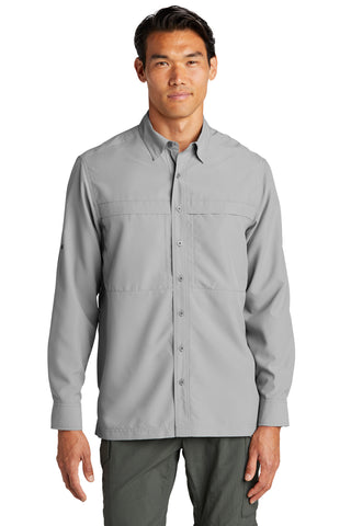 Port Authority Long Sleeve UV Daybreak Shirt (Gusty Grey)