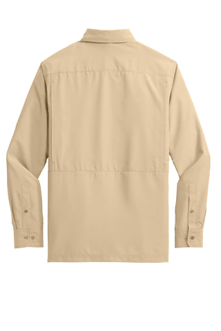 Port Authority Long Sleeve UV Daybreak Shirt (Oat)